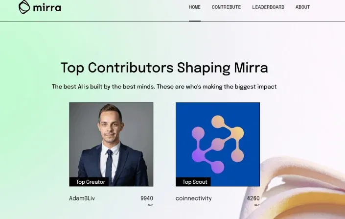 GiveRep platform showing user reputation reward page