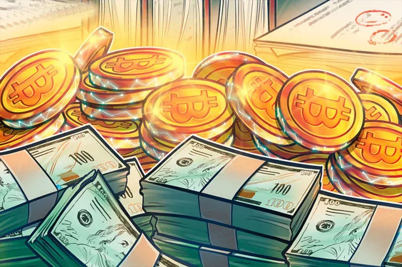Strategy company logo alongside Bitcoin logo indicating a $100 USD anchor