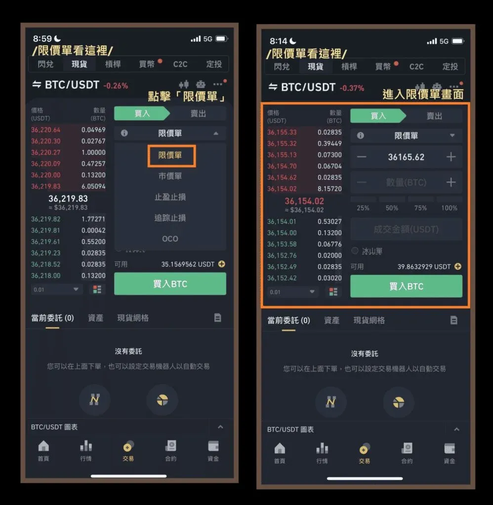 Comprar Bitcoin en Binance – Tutorial de orden limitada