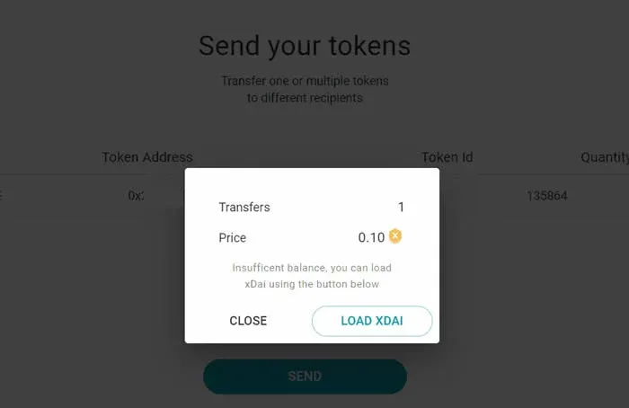 Guía xDai: ¿Cómo transferir POAP NFT en la red xDai?