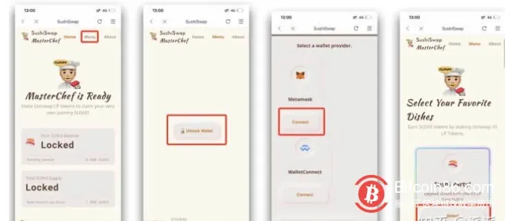tutorial de minería DeFi: usar la billetera Bitpie para participar en la minería de SUSHI (red Ethereum)