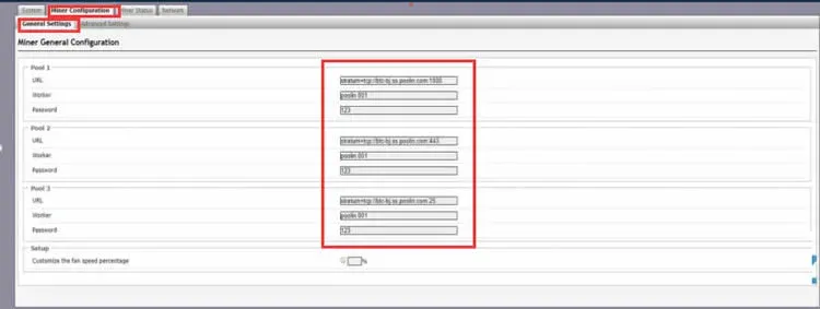 Poolin BSV mining configuration detailed tutorial (image)