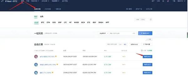 Guía de iniciación al trading en Huobi, tutorial de compra‑venta fiat en Huobi