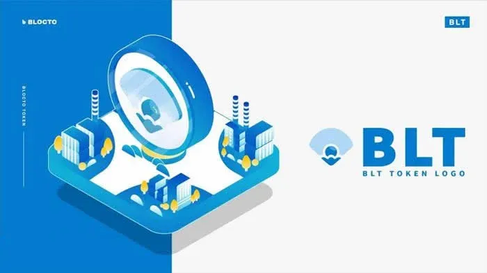 Logotipo de Blocto Token (BLT) y curva de precios