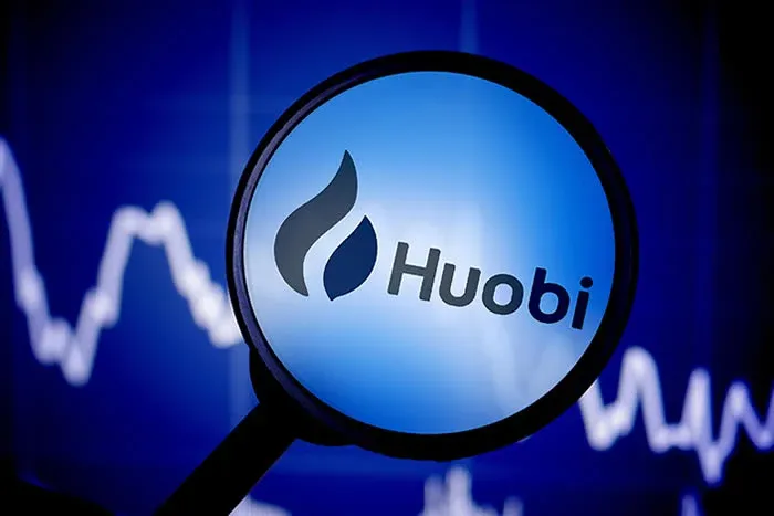 Email and password fields on the Huobi web registration page