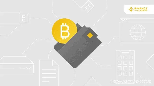 Ilustração de carteiras de criptomoedas: software, hardware e papel