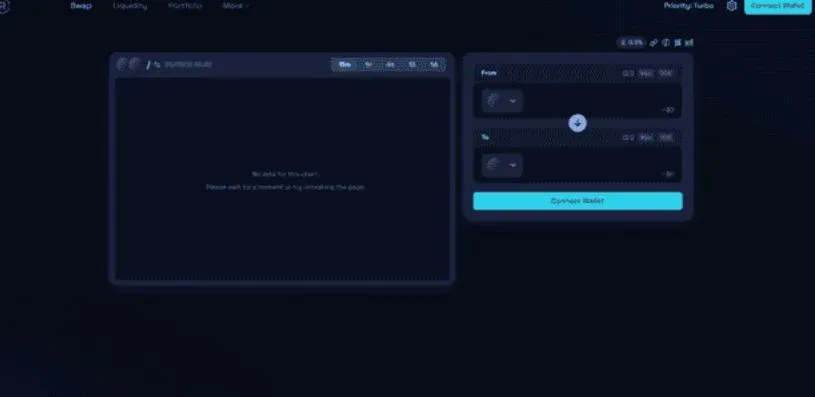 Solana 链上锁仓价值最高的 Raydium 交易平台界面