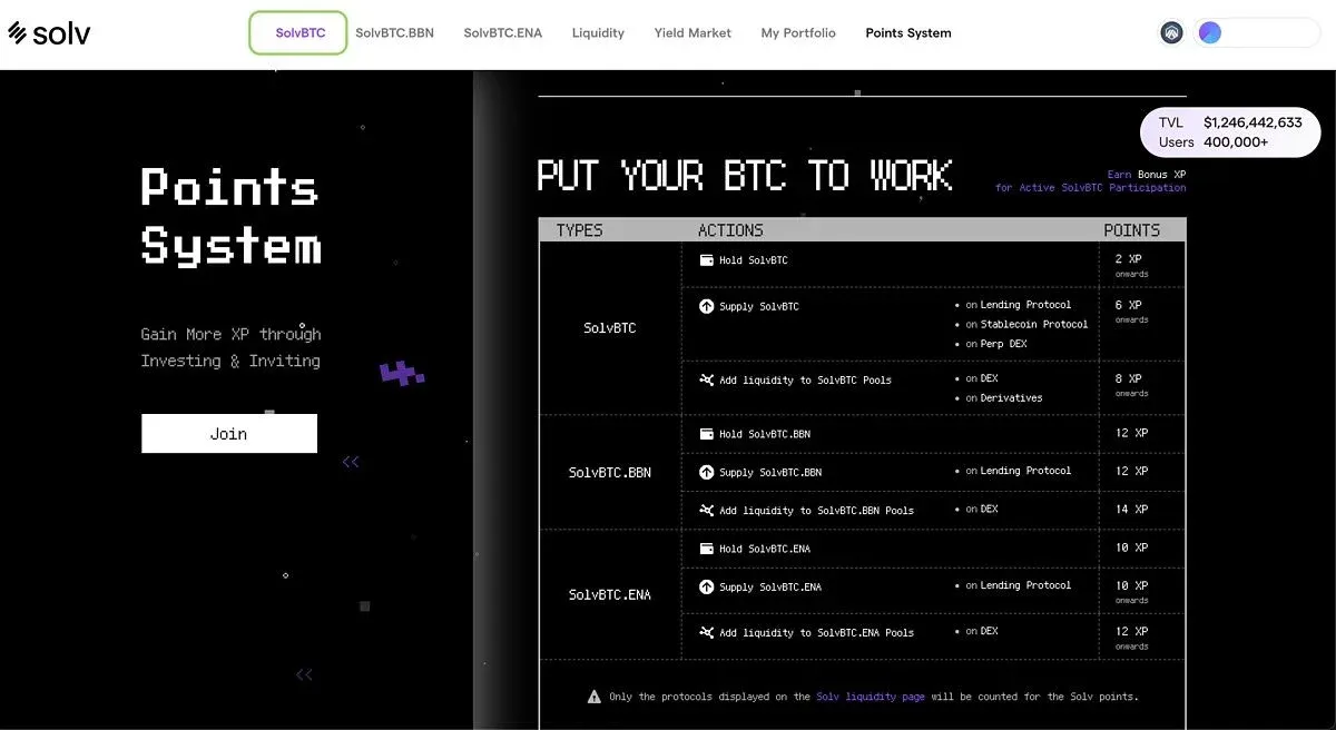 Página SolvBTC.ENA mostrando a verificação de identidade e o botão de staking