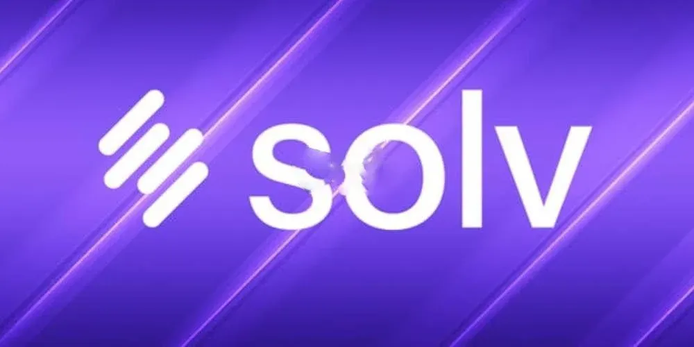 Logotipo del token SOLV y gráfico ilustrativo del suministro total
