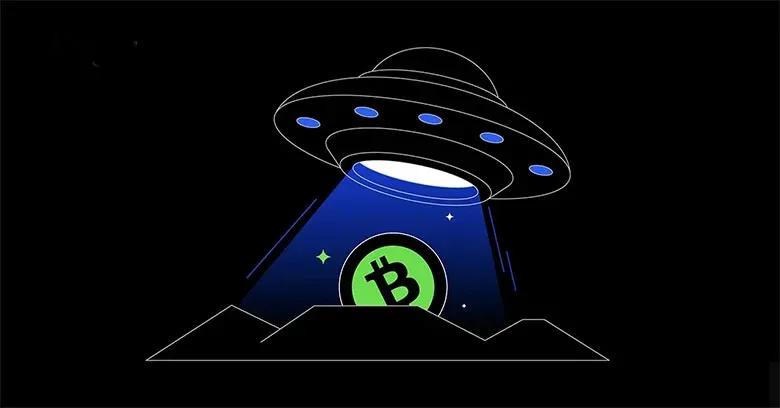 Physical arrangement of Bitcoin hardware wallets on a desk, with Bitcoin logo and connecting cables