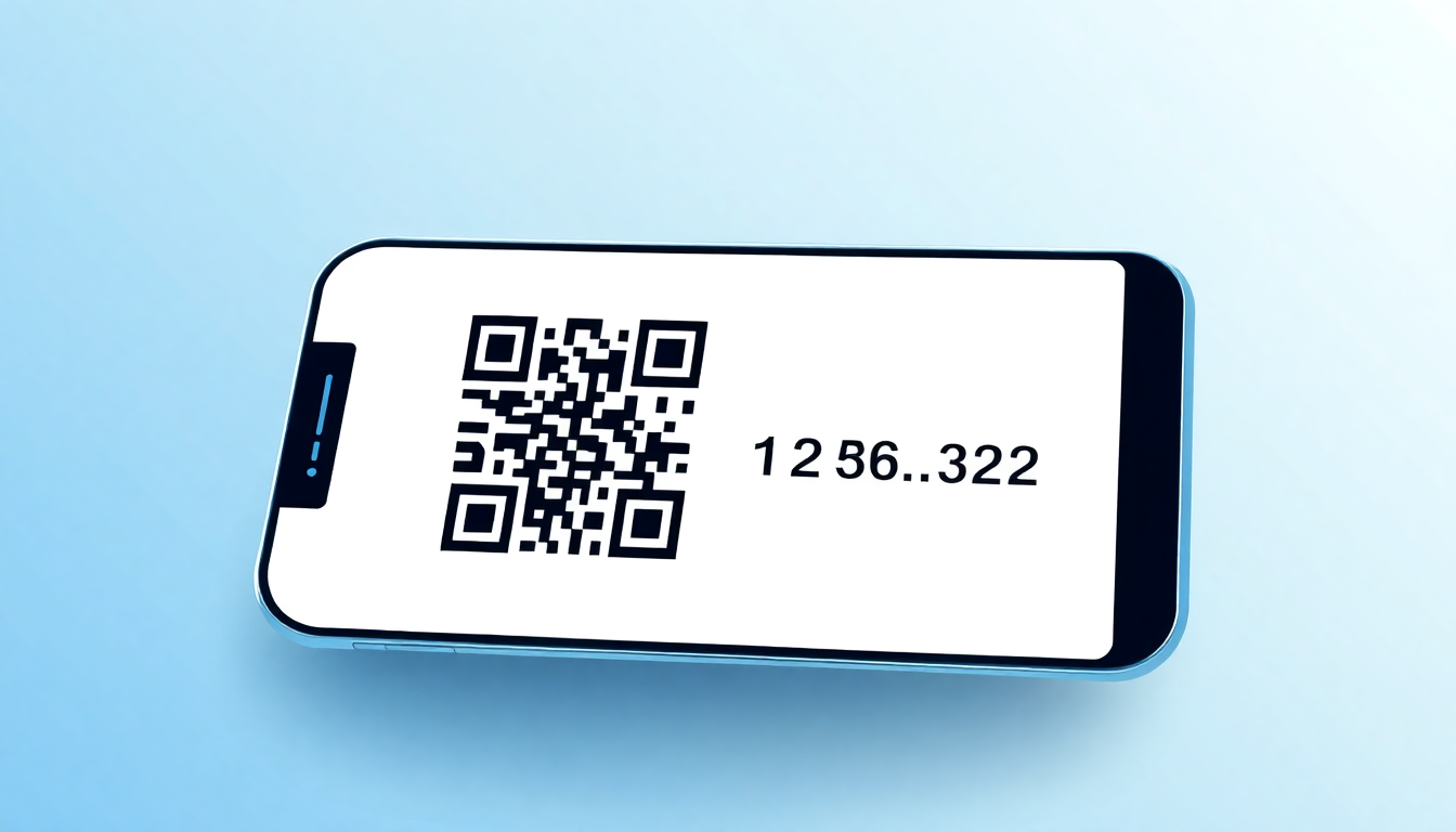 A digital wallet interface showing a QR code and a long alphanumeric address sta