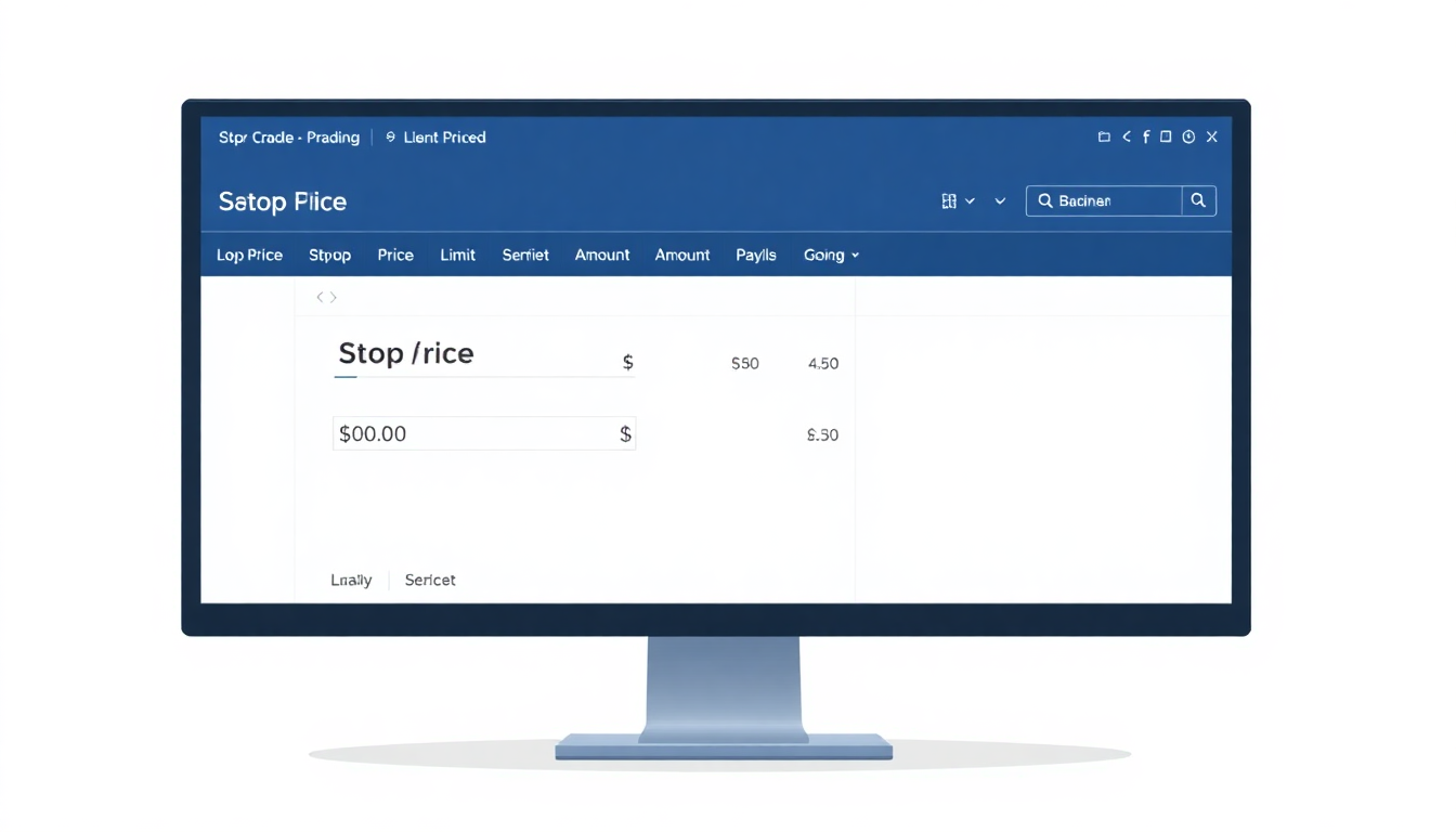 A clean and modern UI of a cryptocurrency exchange trading panel showing the Sto