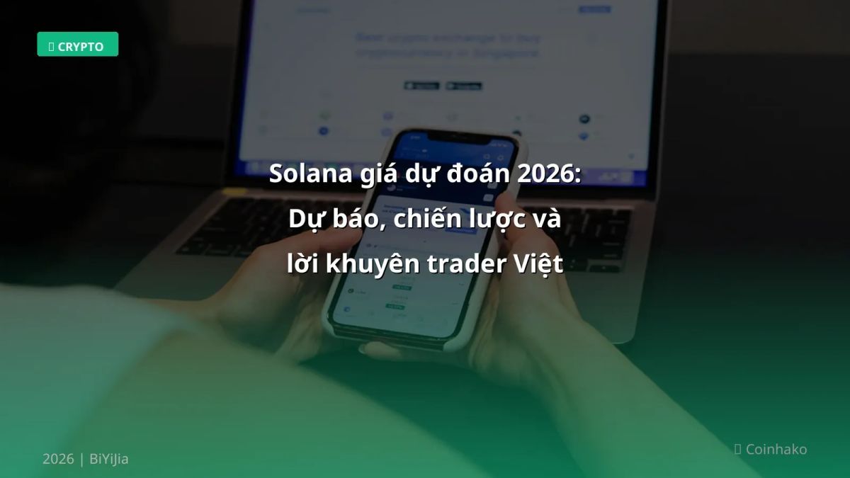 Solana giá dự đoán 2026: Dự báo, chiến lược và lời khuyên trader Việt
