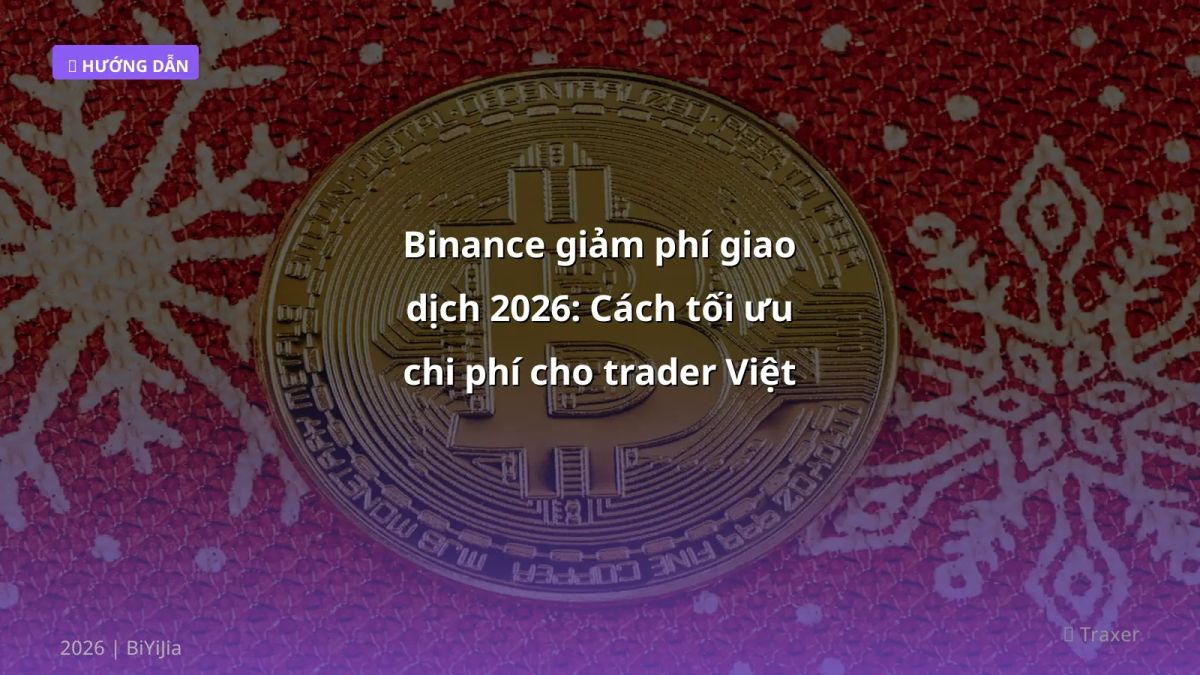 Binance giảm phí giao dịch 2026: Cách tối ưu chi phí cho trader Việt