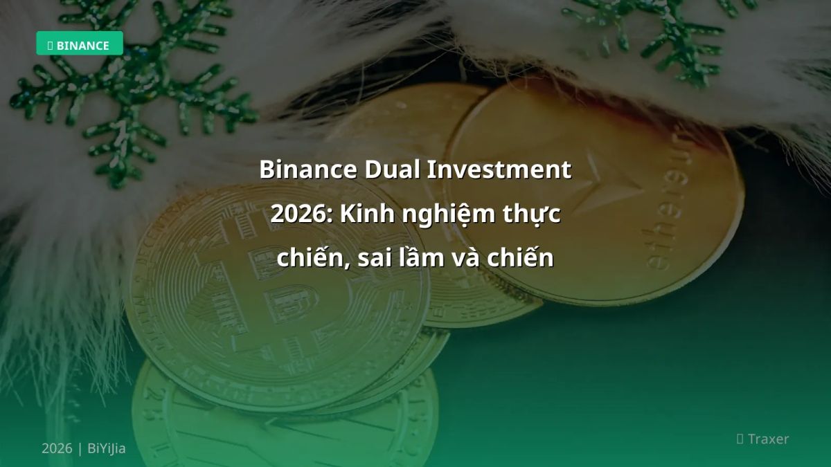 Binance Dual Investment 2026: Kinh nghiệm thực chiến, sai lầm và chiến lược cho Ae Việt