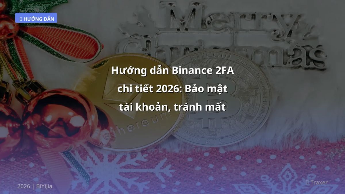 Hướng dẫn Binance 2FA chi tiết 2026: Bảo mật tài khoản, tránh mất tiền