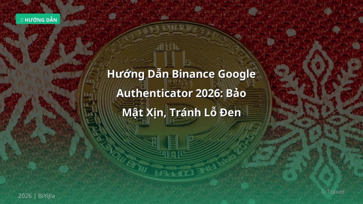 Hướng Dẫn Binance Google Authenticator 2026: Bảo Mật Xịn, Tránh Lỗ Đen