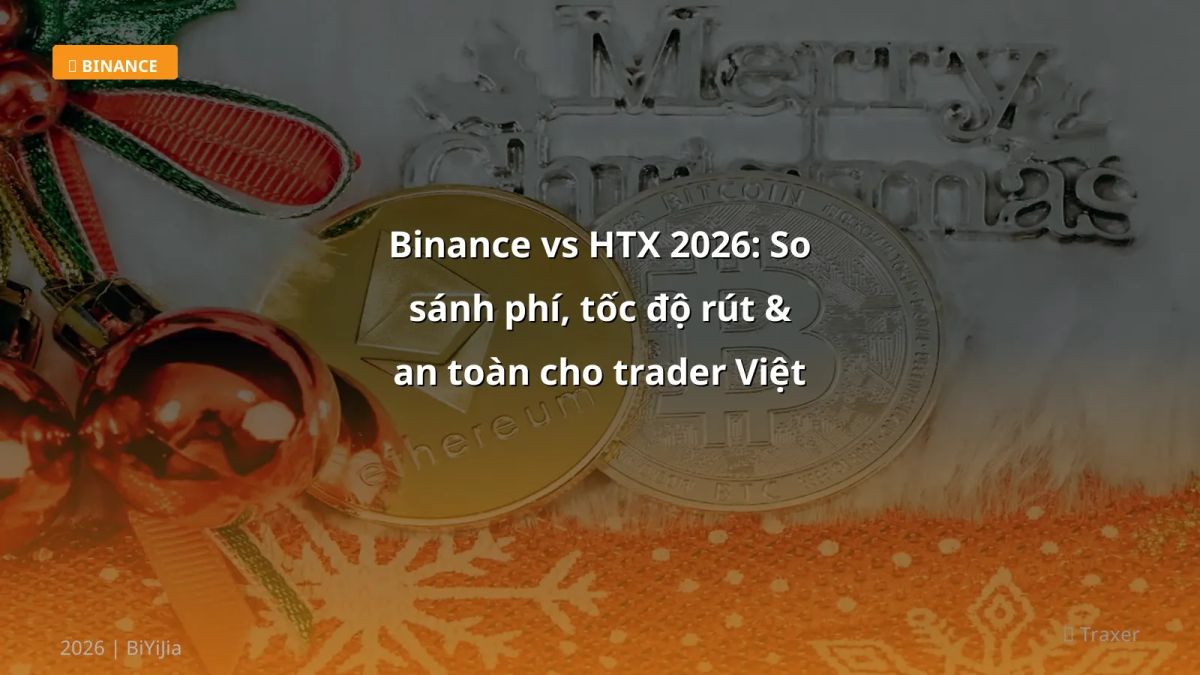 Binance vs HTX 2026: So sánh phí, tốc độ rút & an toàn cho trader Việt