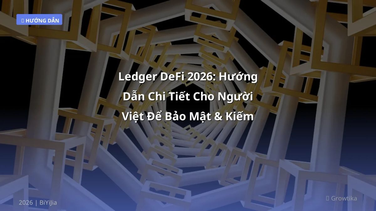Ledger DeFi 2026: Hướng Dẫn Chi Tiết Cho Người Việt Để Bảo Mật & Kiếm Lợi Nhất