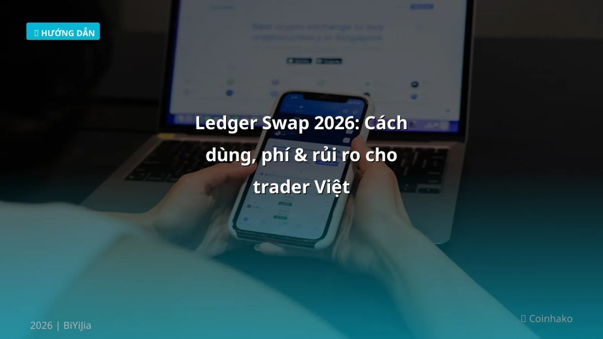 Ledger Swap 2026: Cách dùng, phí & rủi ro cho trader Việt