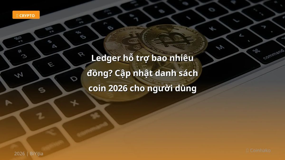 Ledger hỗ trợ bao nhiêu đồng? Cập nhật danh sách coin 2026 cho người dùng Việt