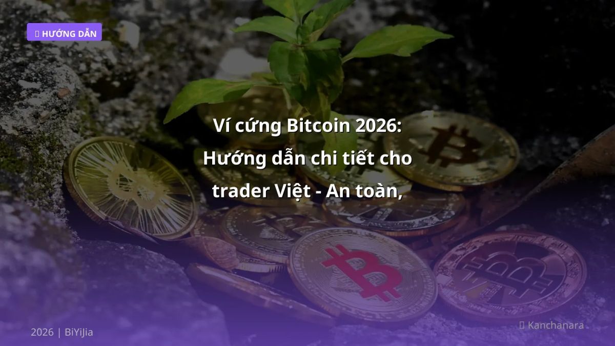 Ví cứng Bitcoin 2026: Hướng dẫn chi tiết cho trader Việt - An toàn, giảm phí, rút VND nhanh