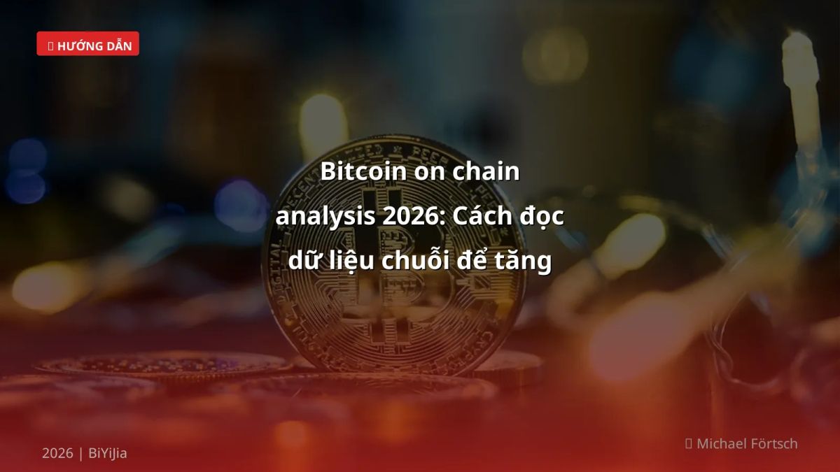 Bitcoin on chain analysis 2026: Cách đọc dữ liệu chuỗi để tăng lợi nhuận cho trader Việt