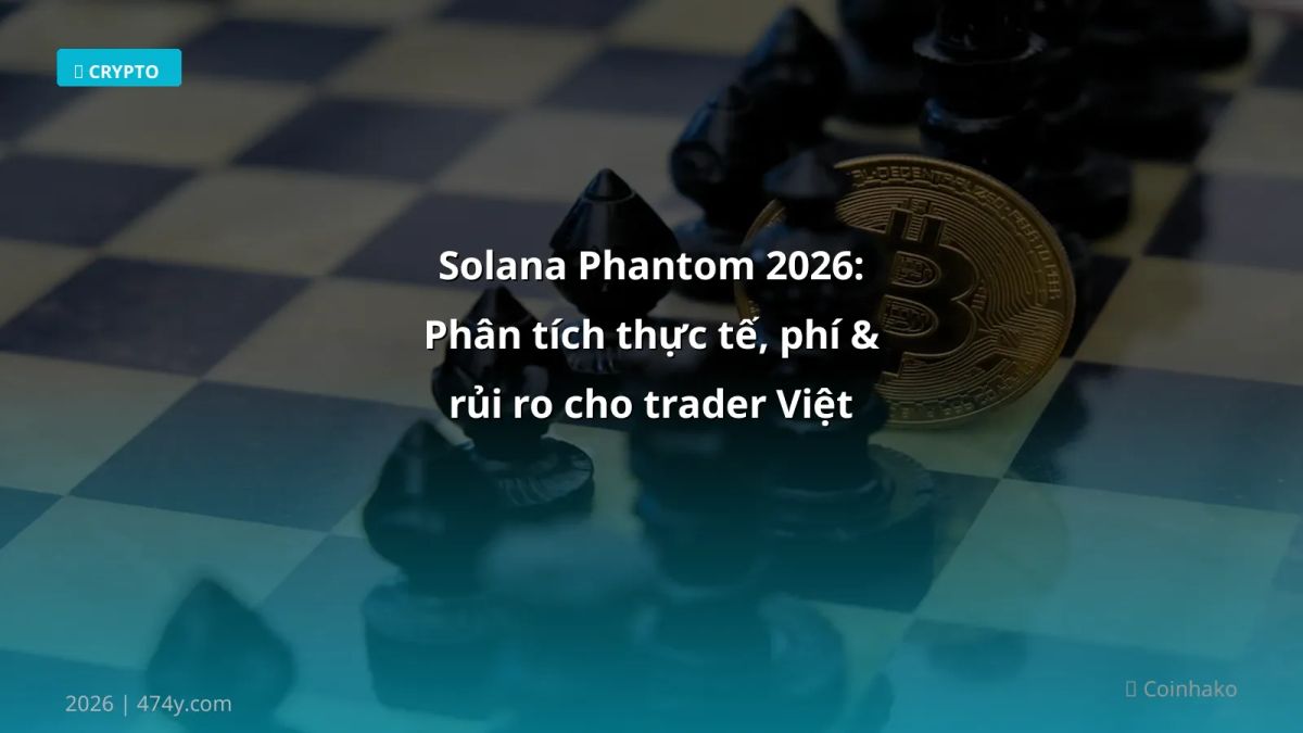 Solana Phantom 2026: Phân tích thực tế, phí & rủi ro cho trader Việt