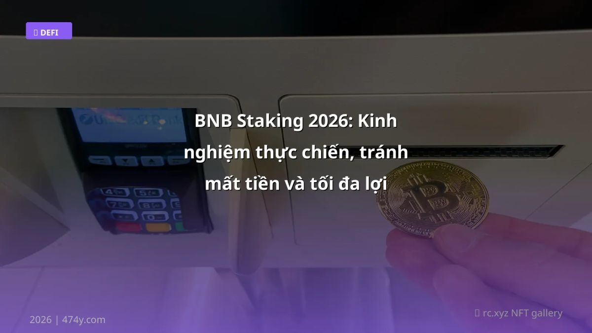 BNB Staking 2026: Kinh nghiệm thực chiến, tránh mất tiền và tối đa lợi nhuận