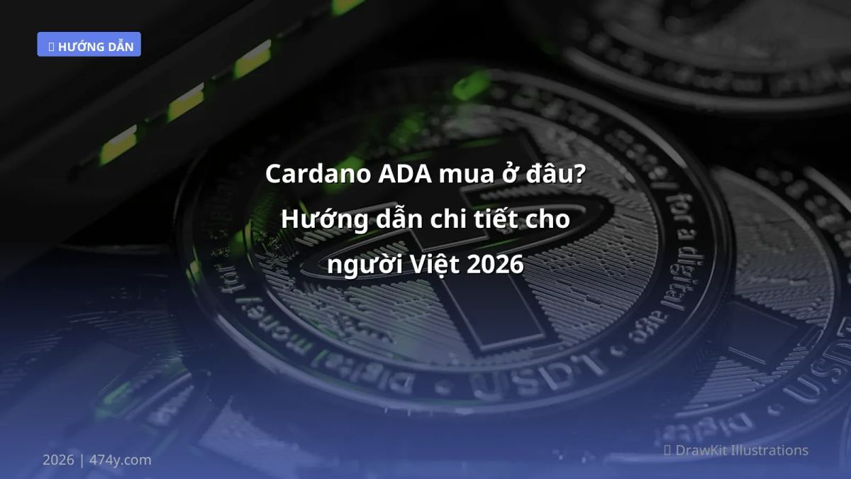Cardano ADA mua ở đâu? Hướng dẫn chi tiết cho người Việt 2026