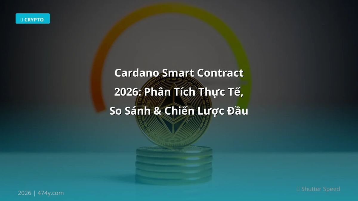 Cardano Smart Contract 2026: Phân Tích Thực Tế, So Sánh & Chiến Lược Đầu Tư
