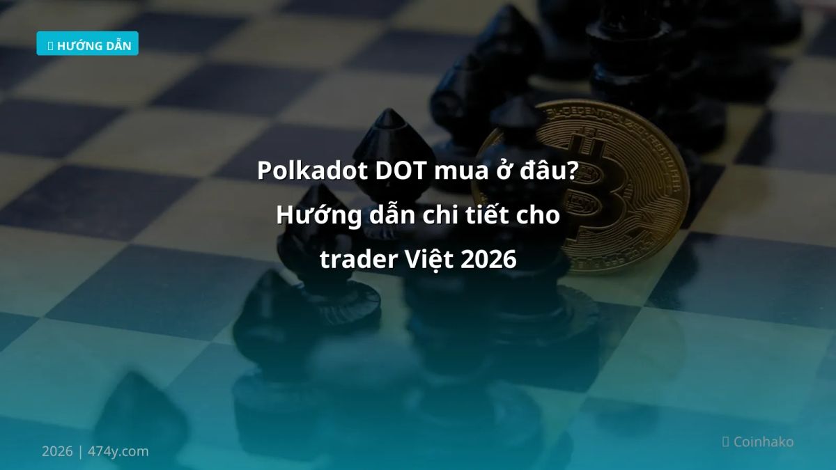 Polkadot DOT mua ở đâu? Hướng dẫn chi tiết cho trader Việt 2026