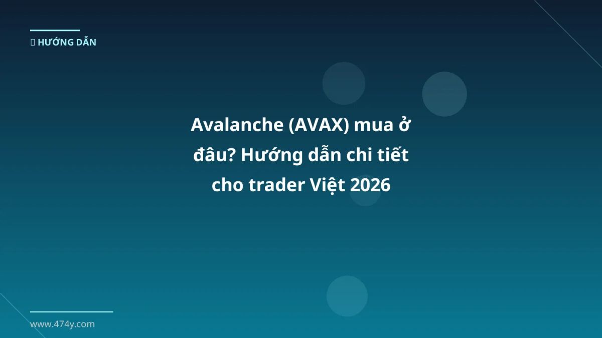 Avalanche (AVAX) mua ở đâu? Hướng dẫn chi tiết cho trader Việt 2026