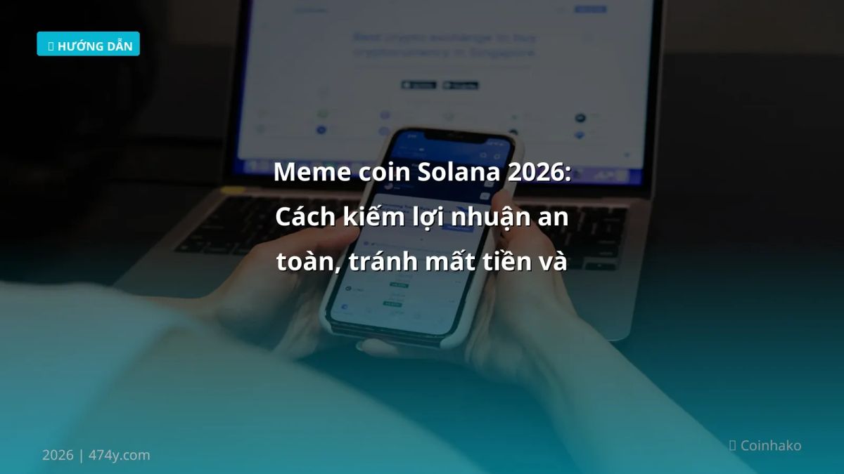 Meme coin Solana 2026: Cách kiếm lợi nhuận an toàn, tránh mất tiền và rút VND nhanh chóng