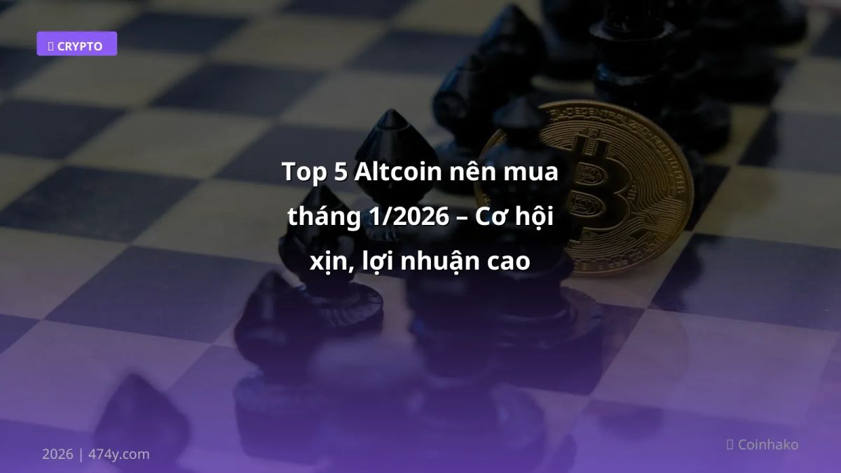 Top 5 Altcoin nên mua tháng 1/2026 – Cơ hội xịn, lợi nhuận cao