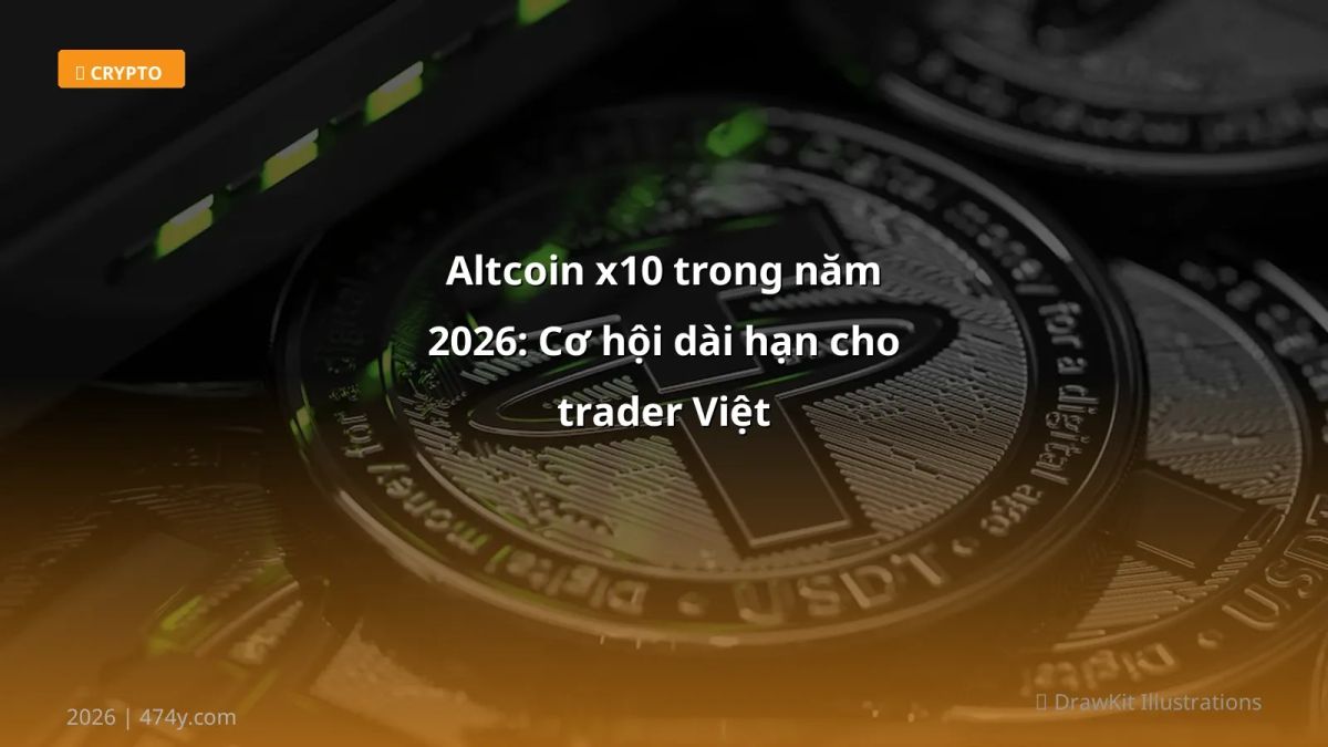 Altcoin x10 trong năm 2026: Cơ hội dài hạn cho trader Việt