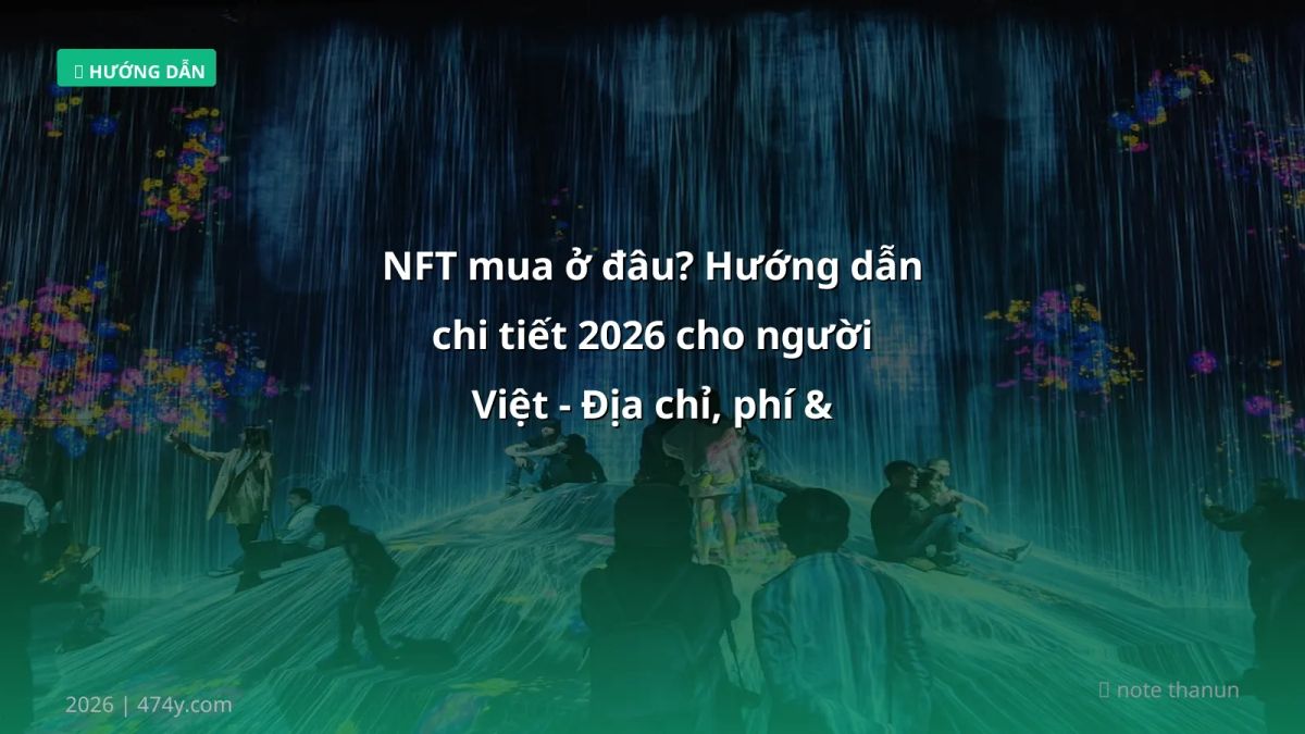 NFT mua ở đâu? Hướng dẫn chi tiết 2026 cho người Việt - Địa chỉ, phí & rủi ro