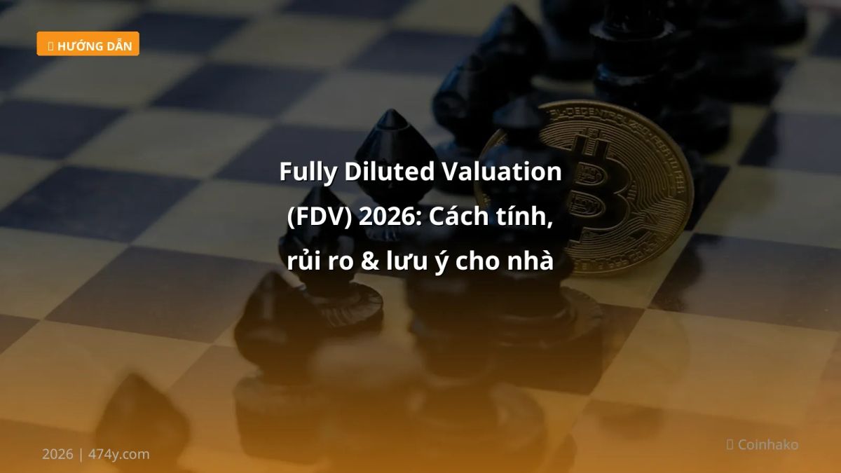 Fully Diluted Valuation (FDV) 2026: Cách tính, rủi ro & lưu ý cho nhà đầu tư Việt