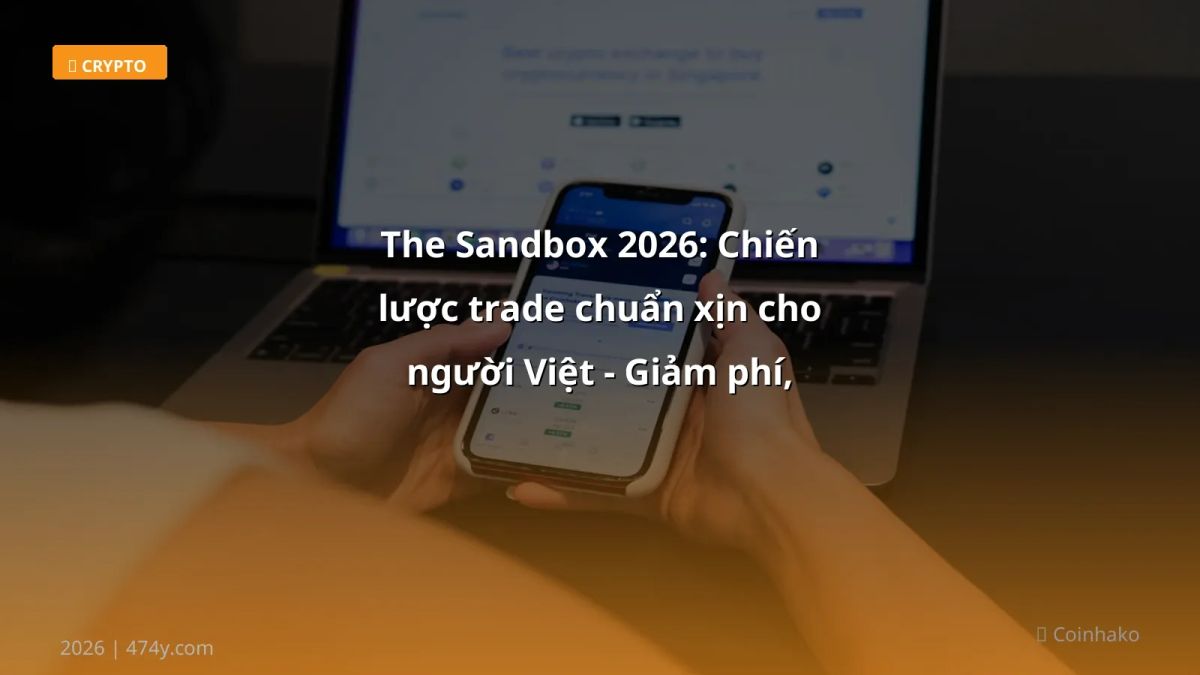 The Sandbox 2026: Chiến lược trade chuẩn xịn cho người Việt - Giảm phí, giảm rủi ro