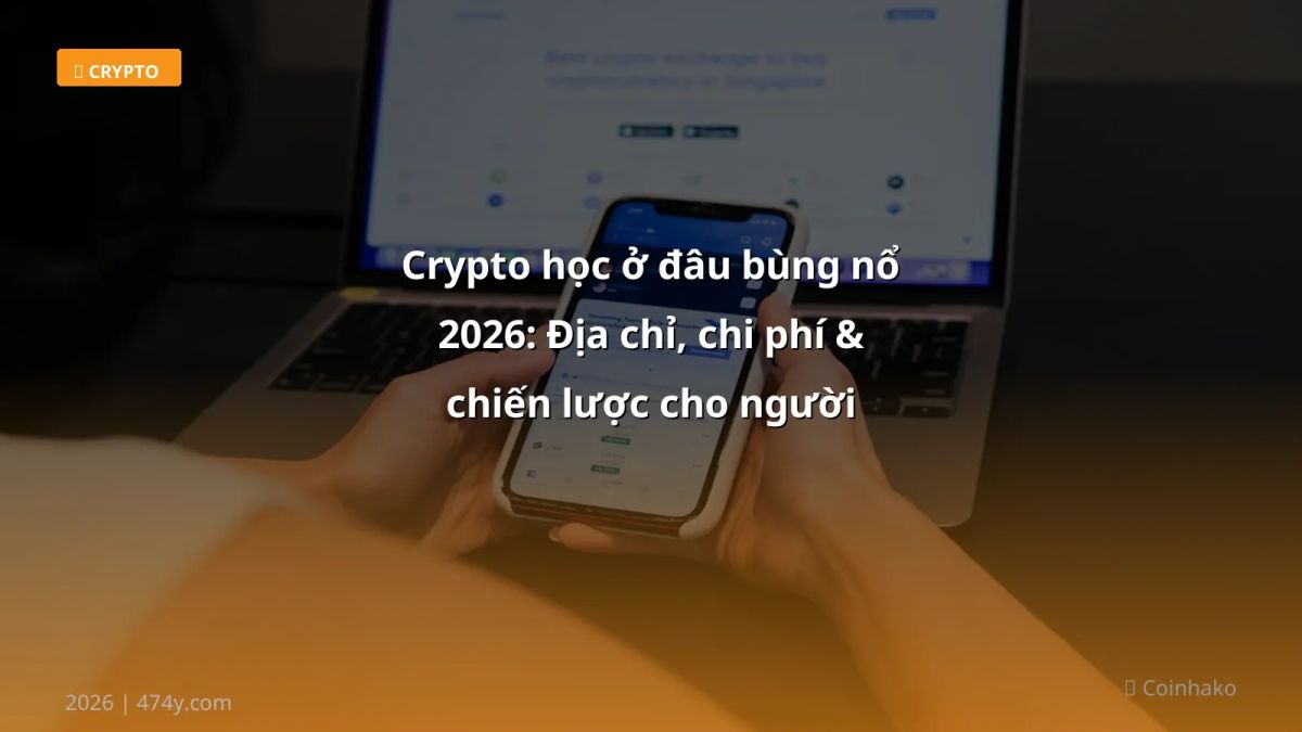 Crypto học ở đâu bùng nổ 2026: Địa chỉ, chi phí & chiến lược cho người Việt