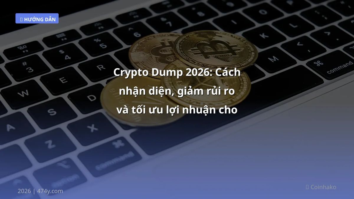 Crypto Dump 2026: Cách nhận diện, giảm rủi ro và tối ưu lợi nhuận cho trader Việt