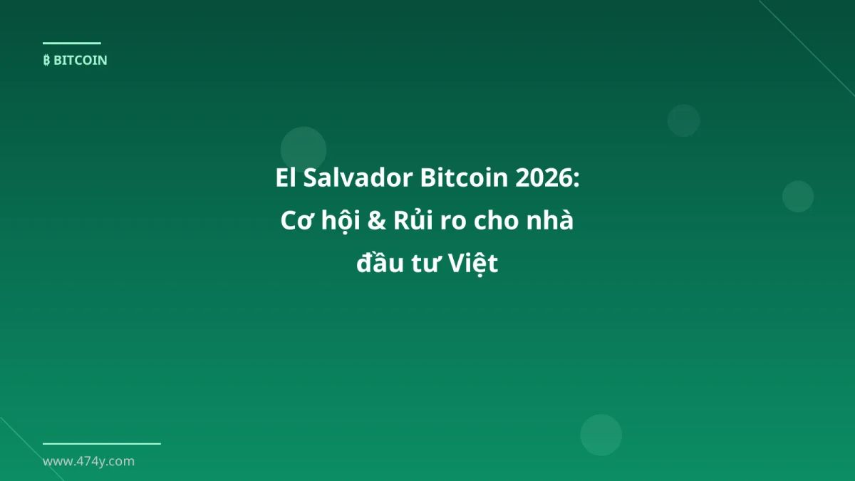 El Salvador Bitcoin 2026: Cơ hội & Rủi ro cho nhà đầu tư Việt