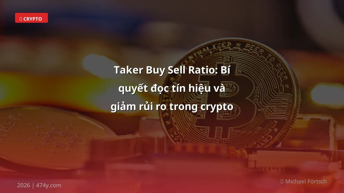 Taker Buy Sell Ratio: Bí quyết đọc tín hiệu và giảm rủi ro trong crypto 2026