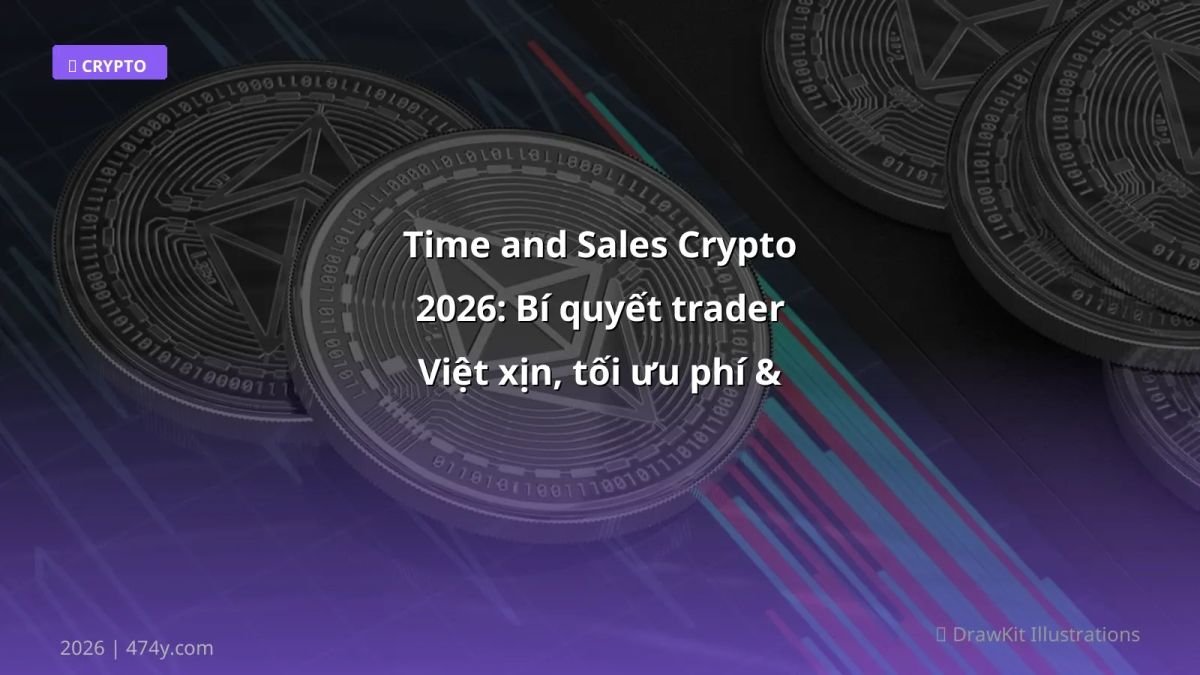 Time and Sales Crypto 2026: Bí quyết trader Việt xịn, tối ưu phí & rủi ro