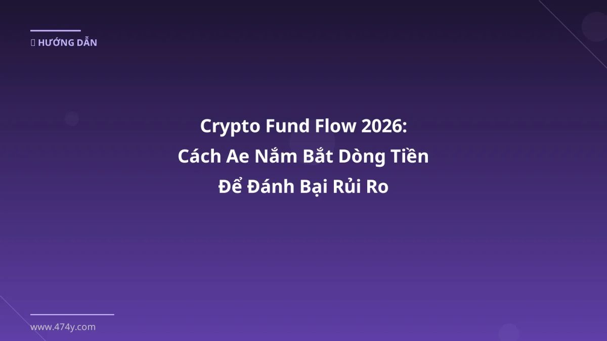 Crypto Fund Flow 2026: Cách Ae Nắm Bắt Dòng Tiền Để Đánh Bại Rủi Ro