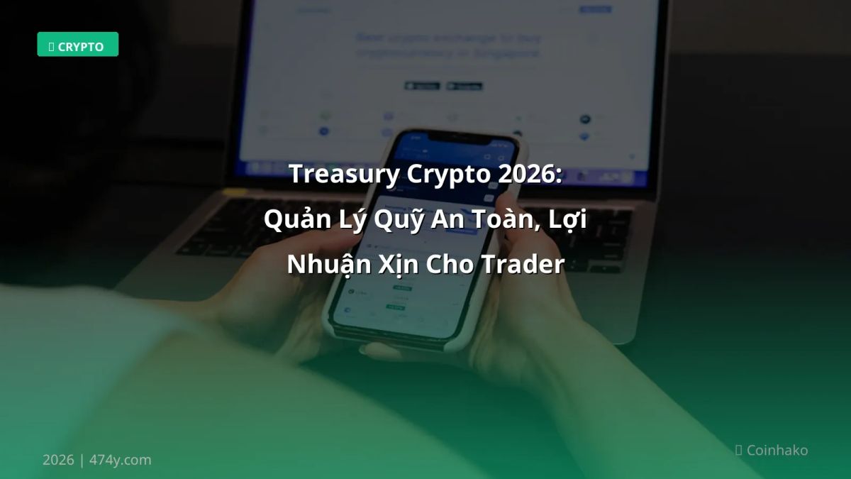 Treasury Crypto 2026: Quản Lý Quỹ An Toàn, Lợi Nhuận Xịn Cho Trader Việt