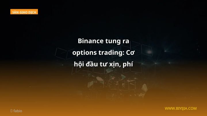Binance tung ra options trading: Cơ hội đầu tư xịn, phí siêu thấp