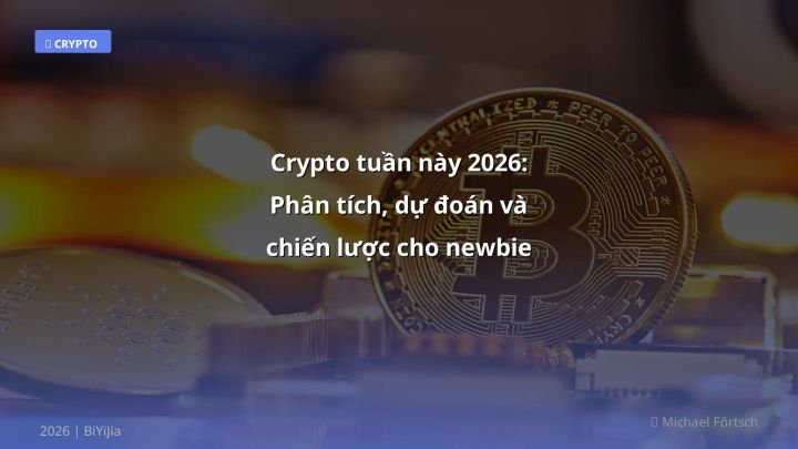 Cover image: Thị trường crypto tuần này guide 2026 - BiYiJia