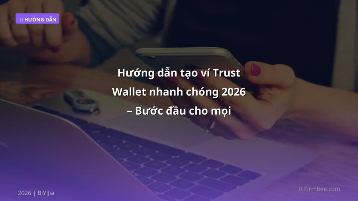 Cover image: Cách tạo ví Trust Wallet guide 2026 - BiYiJia