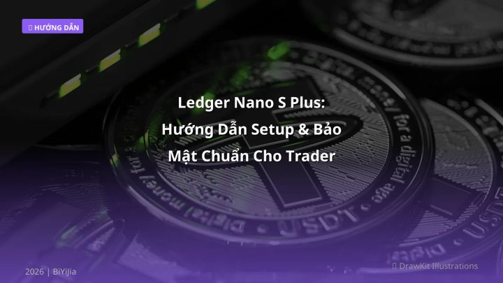 Infographic ledger nano s plus: hướng dẫn setup & bảo mật chuẩn cho trader việt 2026 - Thông tin quan trọng cho trader Việt